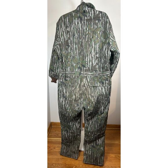 Vintage 90s Redhead Hunting Ripstop Fabric Coveralls Camo Insulated Made in USA - Picture 3 of 8